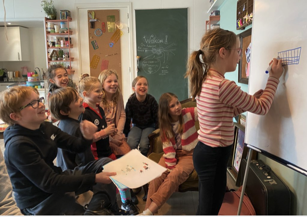 Kinderen actief bij de Kunstmug Haarlem